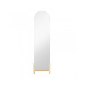 Specchio spogliatoio Home ESPRIT Naturale Cristallo Pino 40 x 10 x 160 cm