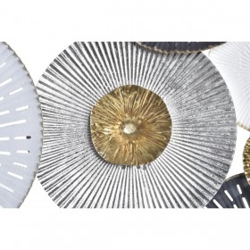 Decorazione da Parete DKD Home Decor Multicolore Sfera 80 x 4,5 x 80 cm Città