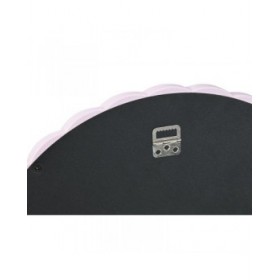 Specchio da parete Home ESPRIT Bianco Verde Rosa Lilla 44 x 3 x 44 cm (4 Unità)