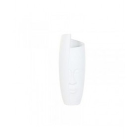 Vaso Home ESPRIT Bianco Magnesio Moderno Viso 33 x 33 x 72 cm