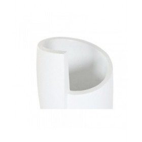 Vaso Home ESPRIT Bianco Magnesio Moderno Viso 33 x 33 x 72 cm