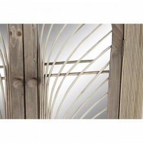 Specchio da parete DKD Home Decor Naturale Marrone Rattan (61 x 4 x 84 cm) (61 x 5 x 85 cm)