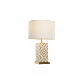 Lampada da tavolo Home ESPRIT Bianco Beige Dorato 50 W 220 V