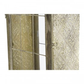 Lanterna DKD Home Decor Cristallo Dorato Metallo (18 x 13 x 43 cm)
