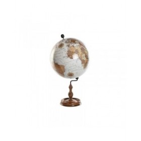Mappamondo Home ESPRIT Marrone Vintage 45 x 45 x 80 cm
