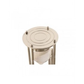 Statua Decorativa Home ESPRIT Nero Argentato Vintage 15 x 15 x 26 cm
