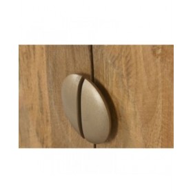 Credenza Home ESPRIT Dorato Naturale Metallo Legno di mango 81 x 45 x 75 cm