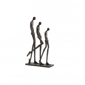 Statua Decorativa DKD Home Decor 23 x 8,5 x 39 cm Rame Famiglia