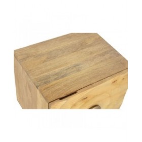 Comodino Home ESPRIT Dorato Naturale 50 x 40 x 50 cm
