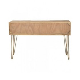 Console Home ESPRIT Dorato 120 x 38 x 76 cm