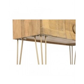 Console Home ESPRIT Dorato 120 x 38 x 76 cm