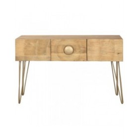 Console Home ESPRIT Dorato 120 x 38 x 76 cm