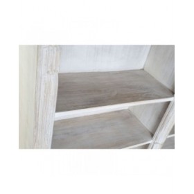 Scaffale Home ESPRIT Bianco Legno di mango Legno MDF 180 x 40 x 200 cm