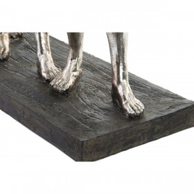 Statua Decorativa DKD Home Decor Origin of Species Argentato Cromato 55 x 18 x 42 cm