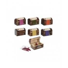 Supporto Home ESPRIT Legno di mango Mandala Indiano 9,5 x 5,5 x 6 cm Incenso (6 Unità) (10 Unità)