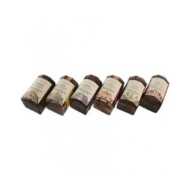 Supporto Home ESPRIT Legno di mango Mandala Indiano 9,5 x 5,5 x 6 cm Incenso (6 Unità) (10 Unità)