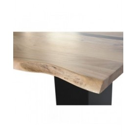 Tavolo da Pranzo Home ESPRIT Metallo Legno di acacia 200 x 100 x 76 cm