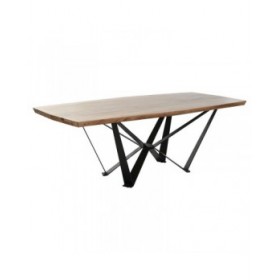 Tavolo da Pranzo Home ESPRIT Metallo Legno di acacia 220 x 100 x 76 cm