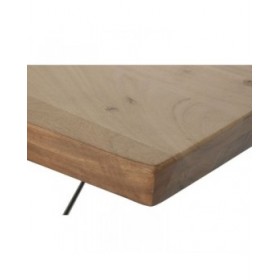 Tavolo da Pranzo Home ESPRIT Metallo Legno di acacia 220 x 100 x 76 cm
