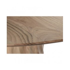 Tavolo da Pranzo Home ESPRIT Metallo Acacia 130 x 130 x 76 cm
