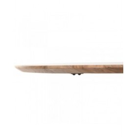 Tavolo da Pranzo Home ESPRIT Metallo Acacia 130 x 130 x 76 cm