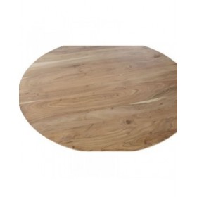 Tavolo da Pranzo Home ESPRIT Metallo Acacia 130 x 130 x 76 cm