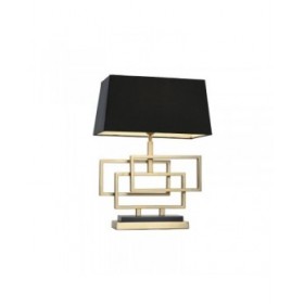 Lampada da tavolo Home ESPRIT Nero Dorato 50 W 220 V