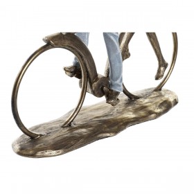 Statua Decorativa DKD Home Decor 27 x 9,5 x 23 cm Rame Coppia (2 Unità)