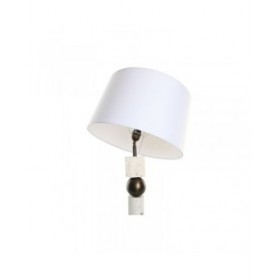 Lampada da tavolo Home ESPRIT Bianco Bronce 50 W 220 V