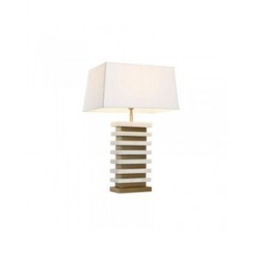 Lampada da tavolo Home ESPRIT Bianco Dorato 50 W 220 V