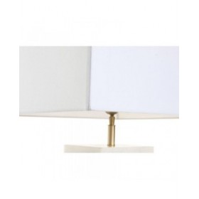 Lampada da tavolo Home ESPRIT Bianco Dorato 50 W 220 V