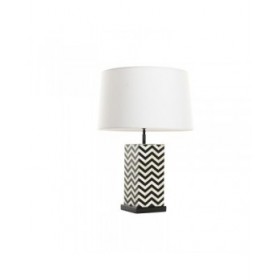 Lampada da tavolo Home ESPRIT Bianco Nero 50 W 220 V
