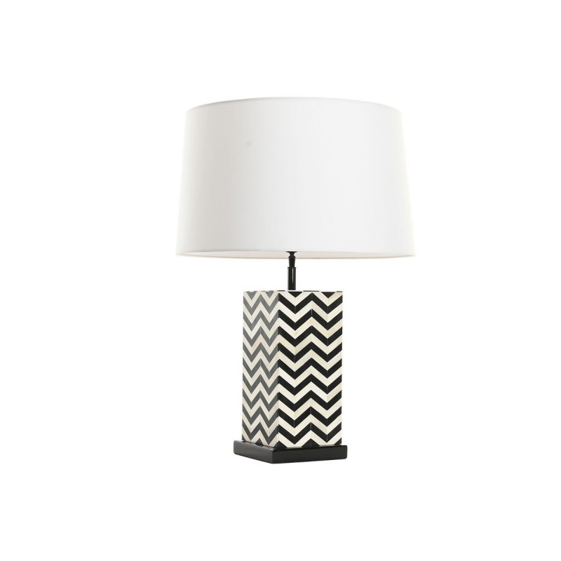 Lampada da tavolo Home ESPRIT Bianco Nero 50 W 220 V