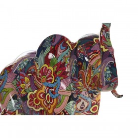 Statua Decorativa DKD Home Decor Multicolore Elefante Moderno 32 x 14,5 x 26 cm (2 Unità)