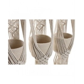 Vaso Home ESPRIT Cotone Legno Città 46 x 2 x 93 cm