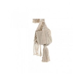 Vaso Home ESPRIT Cotone Legno Città 46 x 2 x 93 cm