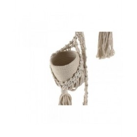 Vaso Home ESPRIT Cotone Legno Città 46 x 2 x 93 cm