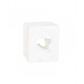 Tavolo aggiuntivo Home ESPRIT Bianco 40 x 40 x 46 cm