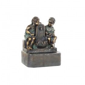 Fontana da giardino DKD Home Decor Bronce Resina Bambini (47 cm)