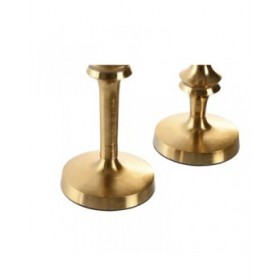 Candelabro Home ESPRIT Dorato Alluminio Moderno 8 x 8 x 36 cm (2 Unità)