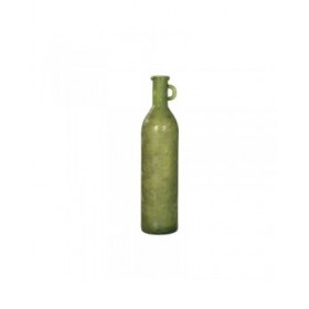 Vaso Home ESPRIT Verde Vetro riciclato Finitura invecchiata 18 x 18 x 75 cm