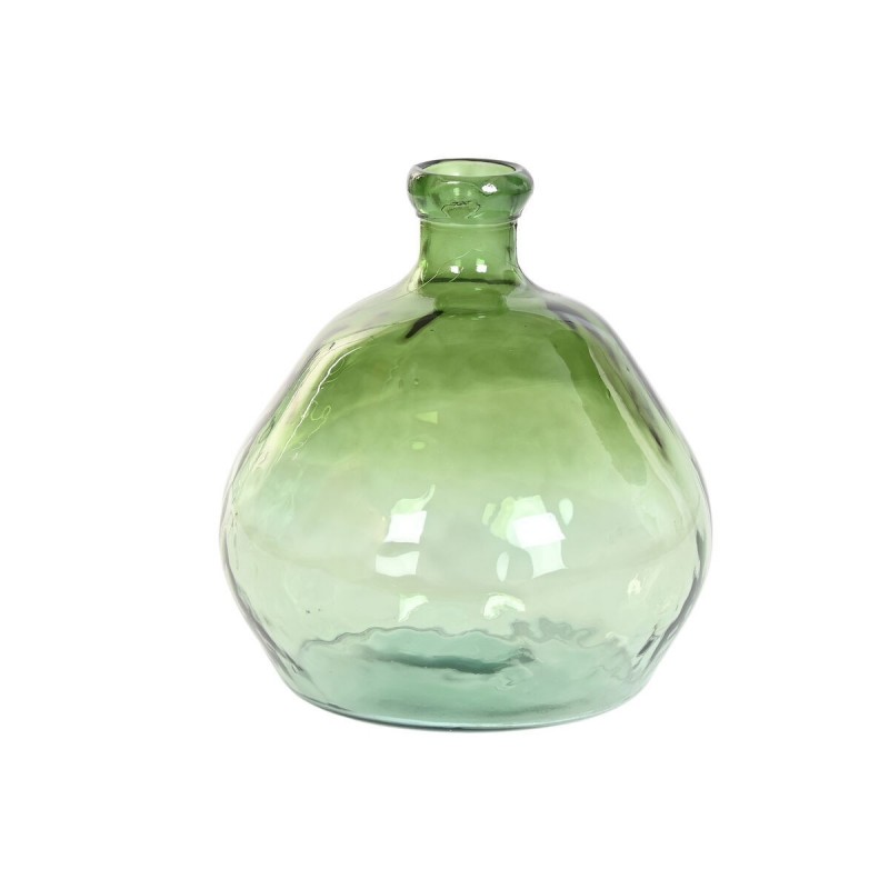 Vaso Home ESPRIT Verde Vetro riciclato 45 x 45 x 47,5 cm