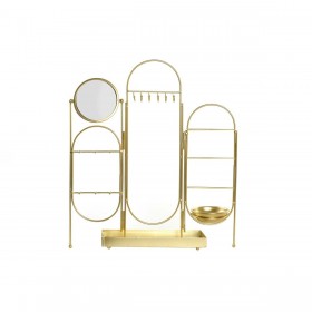 Portagioie Verticale DKD Home Decor Specchio Metallo (45 x 10,5 x 51,5 cm) (46 x 10,5 x 51,5 cm)