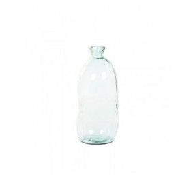 Vaso Home ESPRIT Trasparente Vetro riciclato 34 x 34 x 73 cm