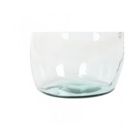 Vaso Home ESPRIT Trasparente Vetro riciclato 34 x 34 x 73 cm