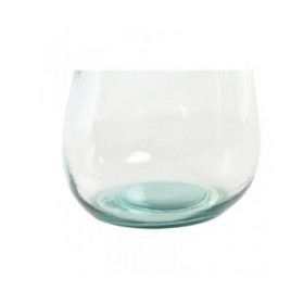 Vaso Home ESPRIT Trasparente Vetro riciclato 22 x 22 x 51 cm
