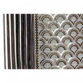 Vaso DKD Home Decor Argentato Dorato Gres (21 x 11 x 31 cm)