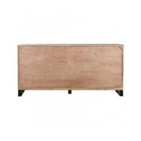 Cassettiera Home ESPRIT Marrone Nero Alpino 180 x 45 x 91 cm