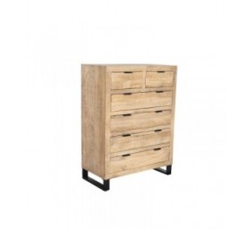 Cassettiera Home ESPRIT Marrone 90 x 45 x 121 cm