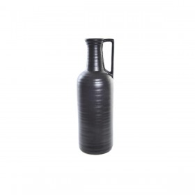 Vaso DKD Home Decor Nero Porcellana Moderno 13 x 13 x 40 cm